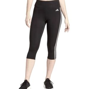 Adidas Women's Black Capri Leggings Medium Size